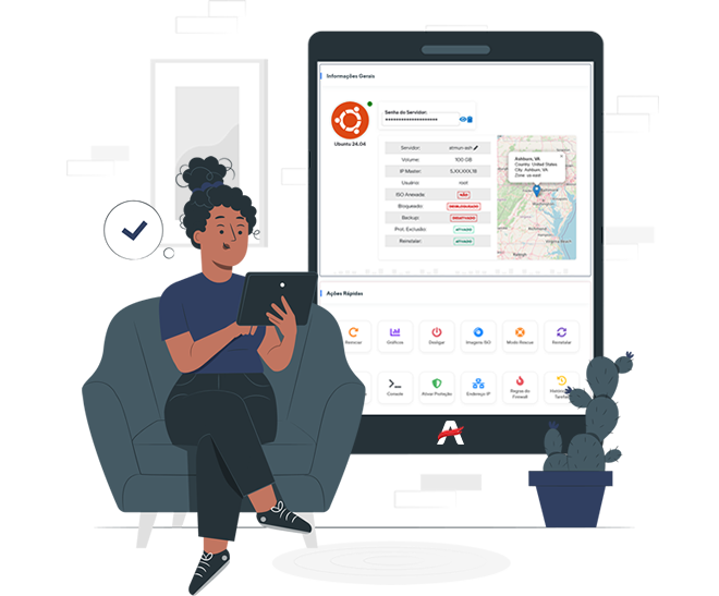 Gerencie seu servidor por completo