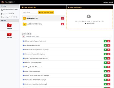 Biblioteca de Músicas