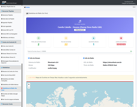 Estatísticas Ao Vivo ou Avançadas